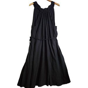 Banana Republic Black Sleeveless Linen Halter Dress NWT XL